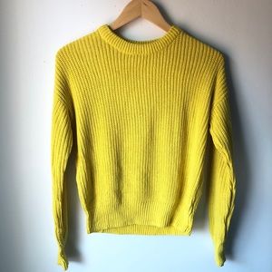 Urban outfitters Andi pullover sweater- yellow